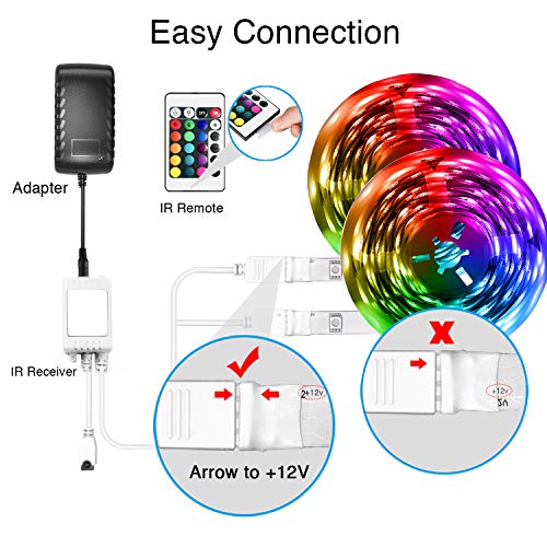 Price Comparison DAYBETTER Led Strip Lights 100ft (2 Rolls of 50ft