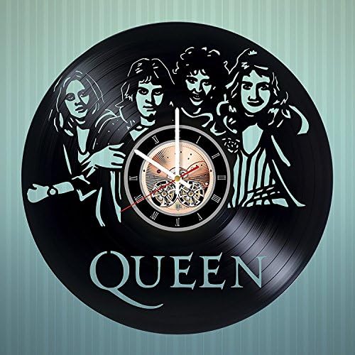 Queen Music Band Vinyl Record Wall Clock - Decorate your space with Modern Art Ideas - Best birthday unique gifts for girlfriend and boyfriend