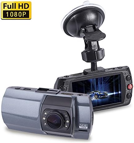 Faguan Dashboard Dash Cam-hd 1080p 2.7" LCD Car DVR Miniature Camera Video Recorder - Wide Angle Zoom Lens LED Night Vision, Motion Detection with G-sensor,support Parking Monitoring