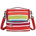 Wildkin Kids Two Compartment Insulated Lunch Bag for Boys and Girls, Perfect Size for Packing Hot or Cold Snacks for School and Travel, Lunch Bags Measures 9 x 8 x 6 Inches, BPA-free (Bright Stripes)