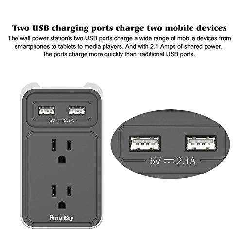 2 Huntkey+2+Outlet+Cradle+Charging+SMD407