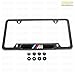 BMW Carbon Fiber Look License Plate Frame with M Logo