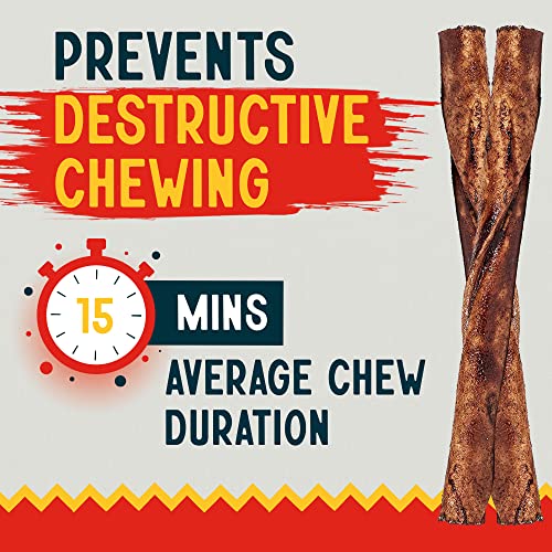Canine Chews 5" Stick Twists Dog Treats for Small Dogs and Puppies
