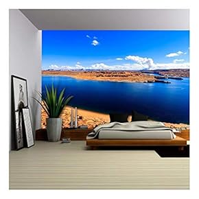 The Beautiful Lake Powell in Utah. - Removable Wall Mural | Self-Adhesive Large Wallpaper - 66x96 inches