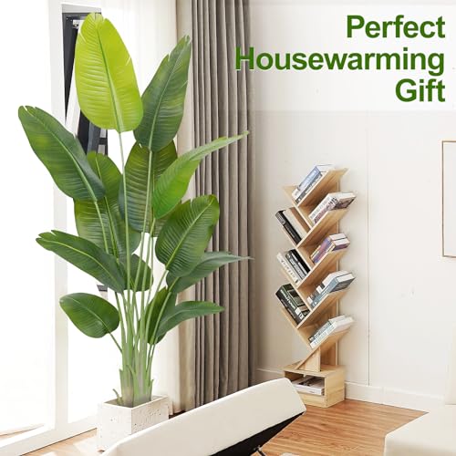 Keeplush Artificial Plant Bird of Paradise 180 cm High Indoor Artificial Plant with 13 Leaves, Large Outdoor Artificial Tree for Indoor Home Living Room Office Bedrooms Garden Verandas (2Pack)