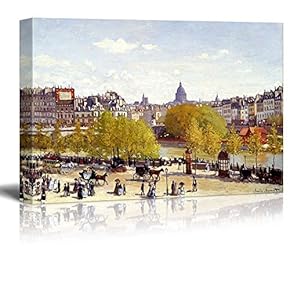 Quai du Louvre 1867 by Claude Monet Impressionist Art