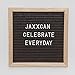 Changeable Wooden Message Board Sign - Black Felt Board Letter Box With Oak Wooden Frame – Changable Decorative Felt Letter Board 10x10 with 290 White Plastic Letters Numbers Symbols