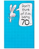 American Greetings Funny 70th Birthday Cards (Pop Up Cartoon Bunny)