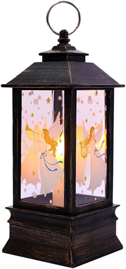 Luckhome Christmas Candle with LED Tea light Candles for Christmas Decoration Party Lamp (D)