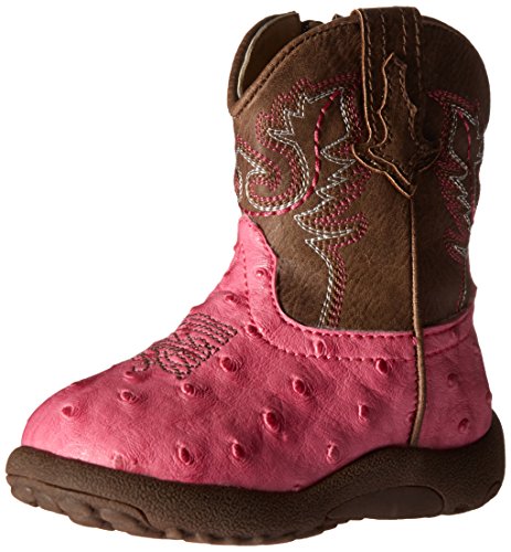 Roper Girls' Annabelle Western Boot, Pink, 3 M US Infant