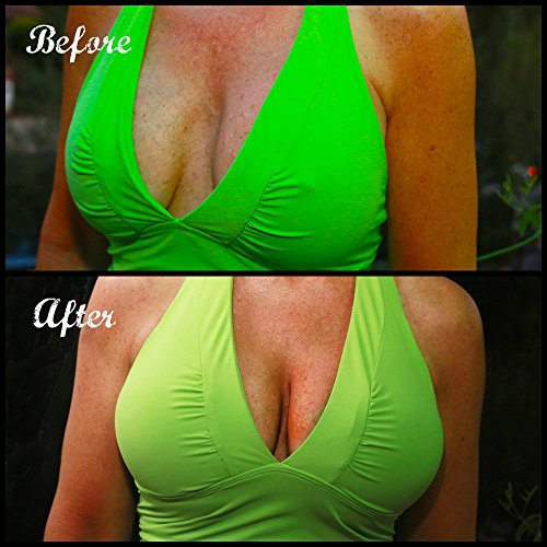 Double Scoop Divine Women's Plus Size Lift & Support Bra Inserts, Black