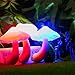 UNKE Mushroom Wall LED Children Night Light Baby Kids Bedroom Decor Warm LED Control