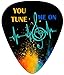 Creanoso I Love You Valentines Guitar Picks (12-Pack)- Premium Music Gifts & Guitar Accessories for Musicians Gift – Medium Gauge Celluloid – Great Guitar Tool for Muscle Bound Musicians.