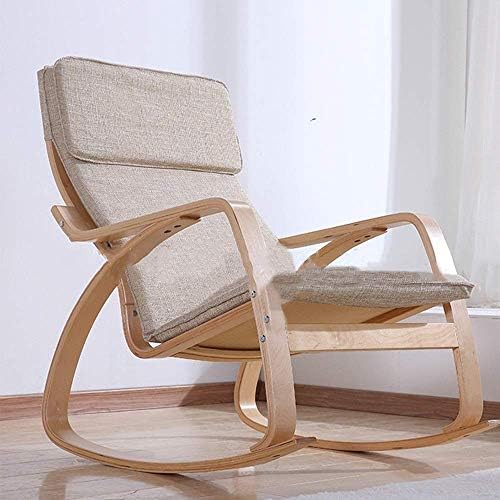 贈物 Rongw 折りたたみチェア ロッキングチェアアダルトハッピーロッキングチェア高齢アウトドアレジャーロッキングチェア母乳ロッキングチェアラウンジ チェア 折りたたみ椅子 サイズ M カラー