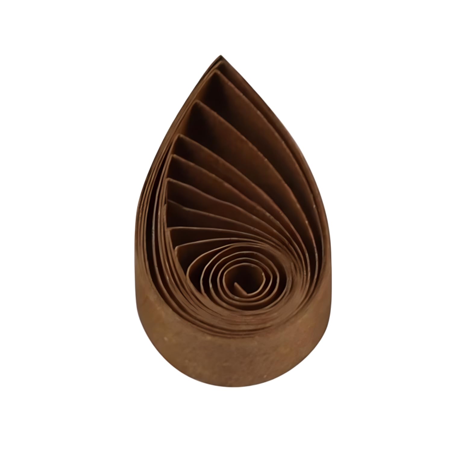 ODETOJOY 120pcs Brown Quilling Strips 3mm (1/8 Inch) | 52cm Long Craft Paper Strips for Rustic Decor, Scrapbooking & Nature-Inspired Crafts | Durable & Fray-Resistant