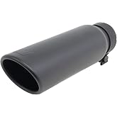Go Rhino! GRT3414B Black Stainless Steel Universal Exhaust Tip