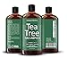 Sulfate free anti dandruff Tea-Tree-Oil Shampoo and Conditioner Set – Made with Therapeutic Grade Tea Tree Essential Oil - Deep Cleansing for Dandruff, Dry Scalp & Itchy Hair – Men & Women 2x16oz …