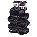 Colorful Queen 8A Brazilian Virgin Hair Body Wave Remy Human Hair 3Bundles Weaves 100% Unprocessed Hair Extensions Natural Color 10 12 14Inch