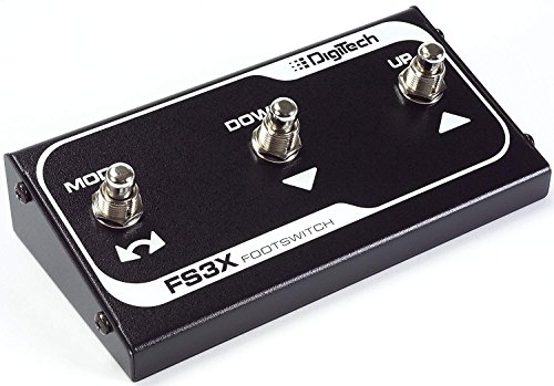 Digitech SDRUM Strummable Drums Pedal Bundle with FS3X Footswitch, Polishing Cloth, and 6 Dunlop Picks