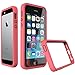 iPhone SE Case, RhinoShield [CrashGuard] 11 ft Shock Absorption Ultra Thin Bumper with & FREE Back Transparent Skin. Slim Heavy Duty Protection. Also for iPhone 5 / 5s - Coral Pink