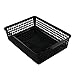Begale 6-Pack Desktop Storage Basket for Office Supplies, File, Letter and Document Organizer, Black
