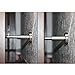 HUAYY Stainless Steel Door Stopper,3.5 inch Bedroom, Kitchen,Low Weight Bathroom Door Stop Hydraulic Buffer Sound Dampening Bumper Wall Protector Wall Mount