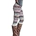 Fashion Jeans Pants for Women, Egmy 1PC Casual Women Lady Skinny Geometric Print Stretchy Jegging Pants Slim Leggings (L, 32 Multicolor 1)
