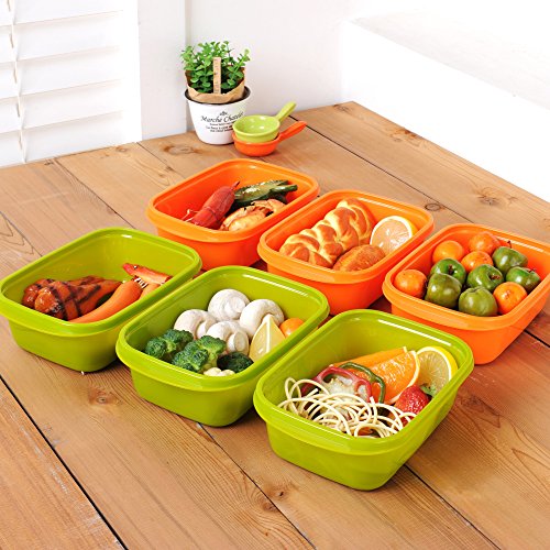 8-PACK Tenby Living Meal Prep Containers with Lids - Stackable Lunch Boxes and Portion Control Food Storage | Leak Resistant, Microwave & Freezer Safe | 30 oz. - Thumbnail 2