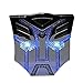 Skyland Car Decoration Transformers Sticker Logo Solar Energy Metal 3D Decepticons Emblem Badge Decal Truck Auto Styling Warning Lamp