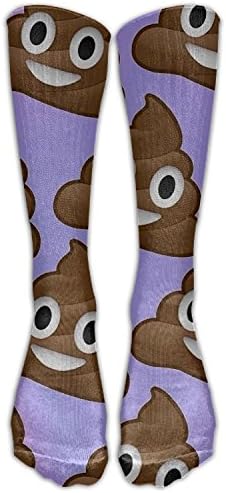AWENGESS Poop Emoji Womens Pattern Over The Knee High Socks Long Socks