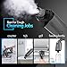 Handheld Steam Cleaner - Most Lightweight Steam Cleaner with 2 Round Brush for Stains Removal, Worked As Portable Clothes Steamer with GS70002 or GS70003 (Excluded), 3 OZ Tank Multipurpose Steamer