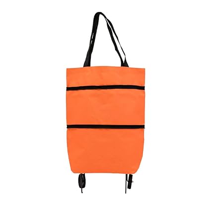 rolling grocery tote