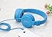 ONTA Kids Headphones for Boys Girls - Child Student Headset Wired Plug Toddler Earphones School Teen on Ear for Ipad | Computer | Smart Phone | Amazon Fire Tablet | Laptop | Plane Travel | Game, Blue