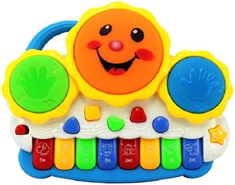 Softa Musical Drum Pluse Keyboard Piano Electronic Education Toys for 6+ month Toddlers