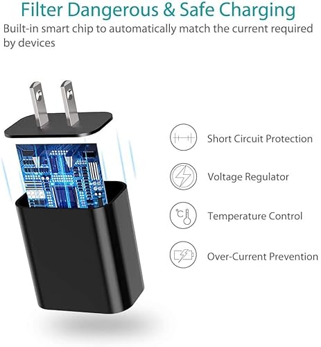USB Charger Adapter for JLab Go Ai Pop/Sport, JLab Epic Air Sport