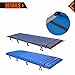 KingCamp Ultralight Oversized Folding Camping Cot for Adults, Extra Wide, Portable, Foldable, Blue, Modern Style