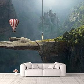 Wall Murals for Bedroom Fantasy View Mystery Collage Removable Wallpaper Peel and Stick Wall Stickers - 66x96 inches