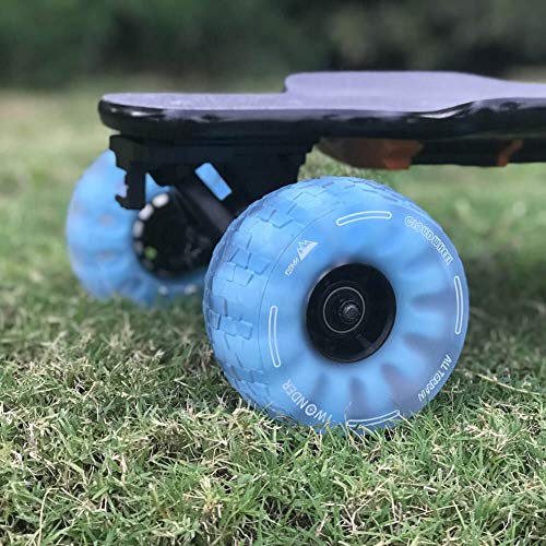 IWONDER Cloud Wheel Electric Skateboard Wheels All Terrain Off Road 120mm 78A Translucent Urethane Patented Damping Foam Core Longboard Wheels