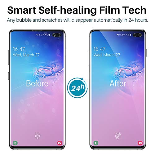 image for [3 Pack] L K Screen Protector for Samsung Galaxy S10 Plus, [Self Heali