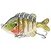BASSDASH SwimPanfish Multi Jointed Panfish Bluegill Swimbaits Hard Topwater Bass Lures Fishing Lure Crank Saltwater 3.5in/0.85oz