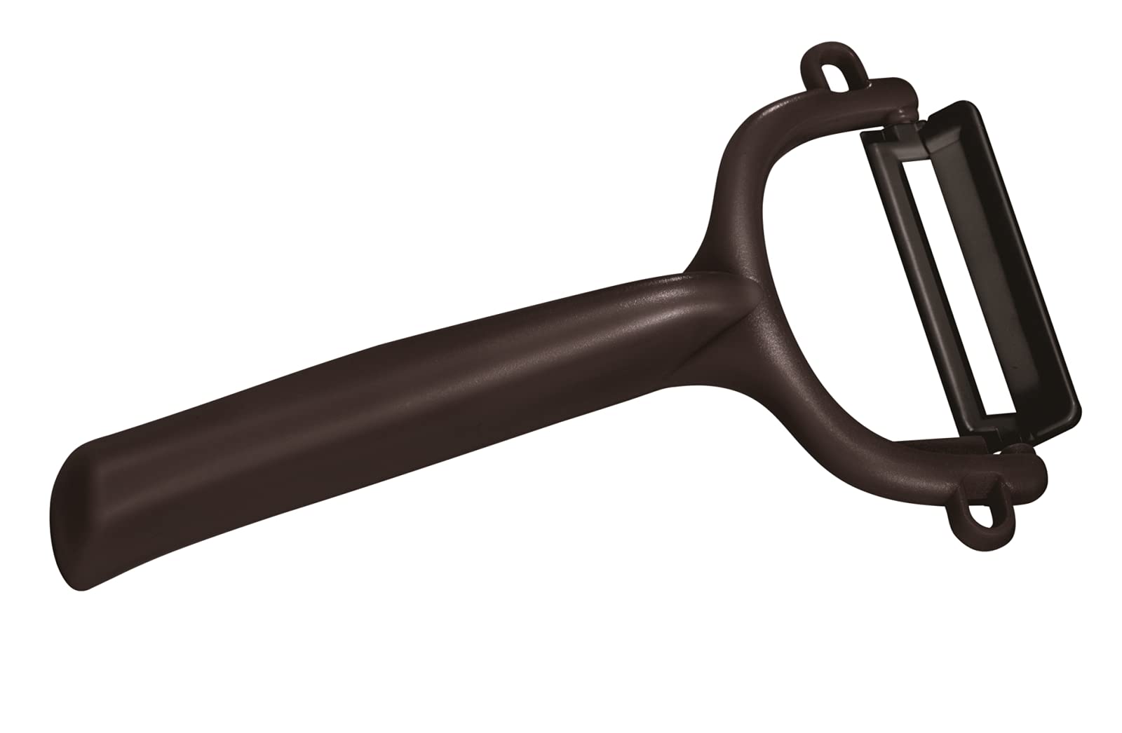 Fruit Peeler Unique Ceramic Peeler Black and Thick Handle for Potato, Carrot, Apple, Citrus -Y Type
