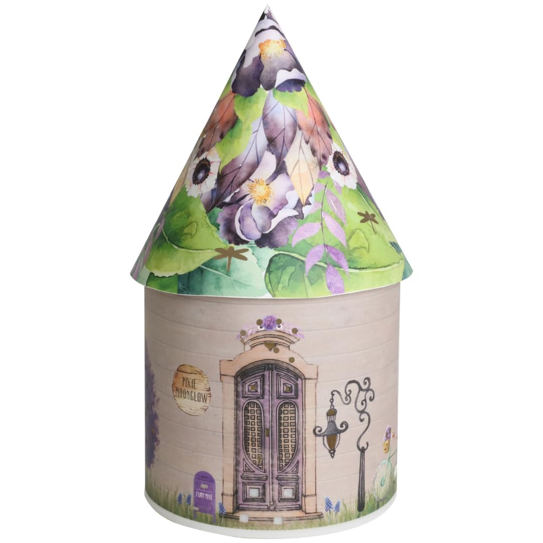 Splosh Light Up Fairy House - Pixie Moonglow - Natural and Subtle Led Lighting to Brighten Up Darker Rooms and Shine Light for Kids. Charming Bedside Lamp and Bedroom Decor. — image 1