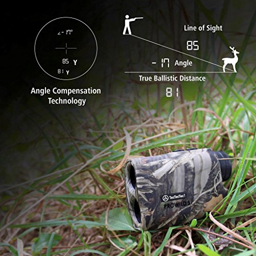 TecTecTec ProWild S Hunting Rangefinder Arch Rifle Angle Slope Range Finder