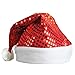 Funny Party Hats Santa Hat - Red Sequin Santa Hat - Coil Christmas Tree Hat - Christmas Hats - 2 Pack Holiday Hats