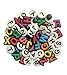 TWO SET OF LETTER SHOE CHARM FITS CROCS LETTER CLOG CHARMS ALPHABET SHOE CHARMS