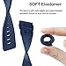 Tobfit Sport Bands Compatible with Fitbit Versa, Soft TPU Wristbands Accessories for Women & Men, Blue, Small
