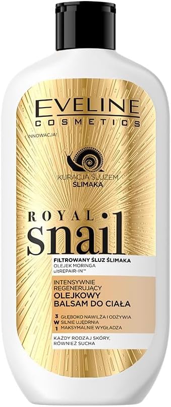 Eveline Cosmetics Royal Snail Body Balm 3-in-1 Snail Mucus Shea Butter Moringa