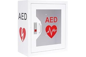 Nisorpa AED Cabinet Wall Mount 14.2 x 7.1 x 15.7 Inch for Most AEDs
