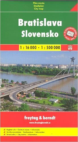 Slovakia 1:500,000 Travel Map & Bratislava 1:16,000 Street Plan FREYTAG Slovakia 1:500,000 Travel Map & Bratislava 1:16,000 Street Plan FREYTAG