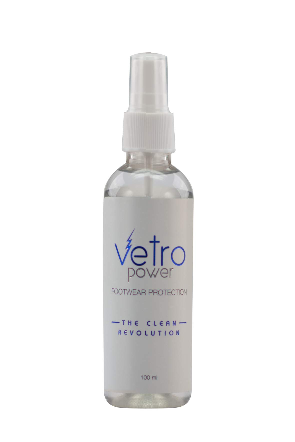 Vetro Power Nano Footwear Protector | Long-Lasting Water and Stain Repellent | Fabric Leather Suede Nubuck Sheepskin Protection | Odourless Eco-Friendly Fluorocarbon-free | 100ml